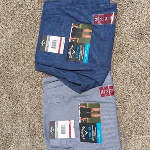 2 pair of Callaway golf shorts size 34